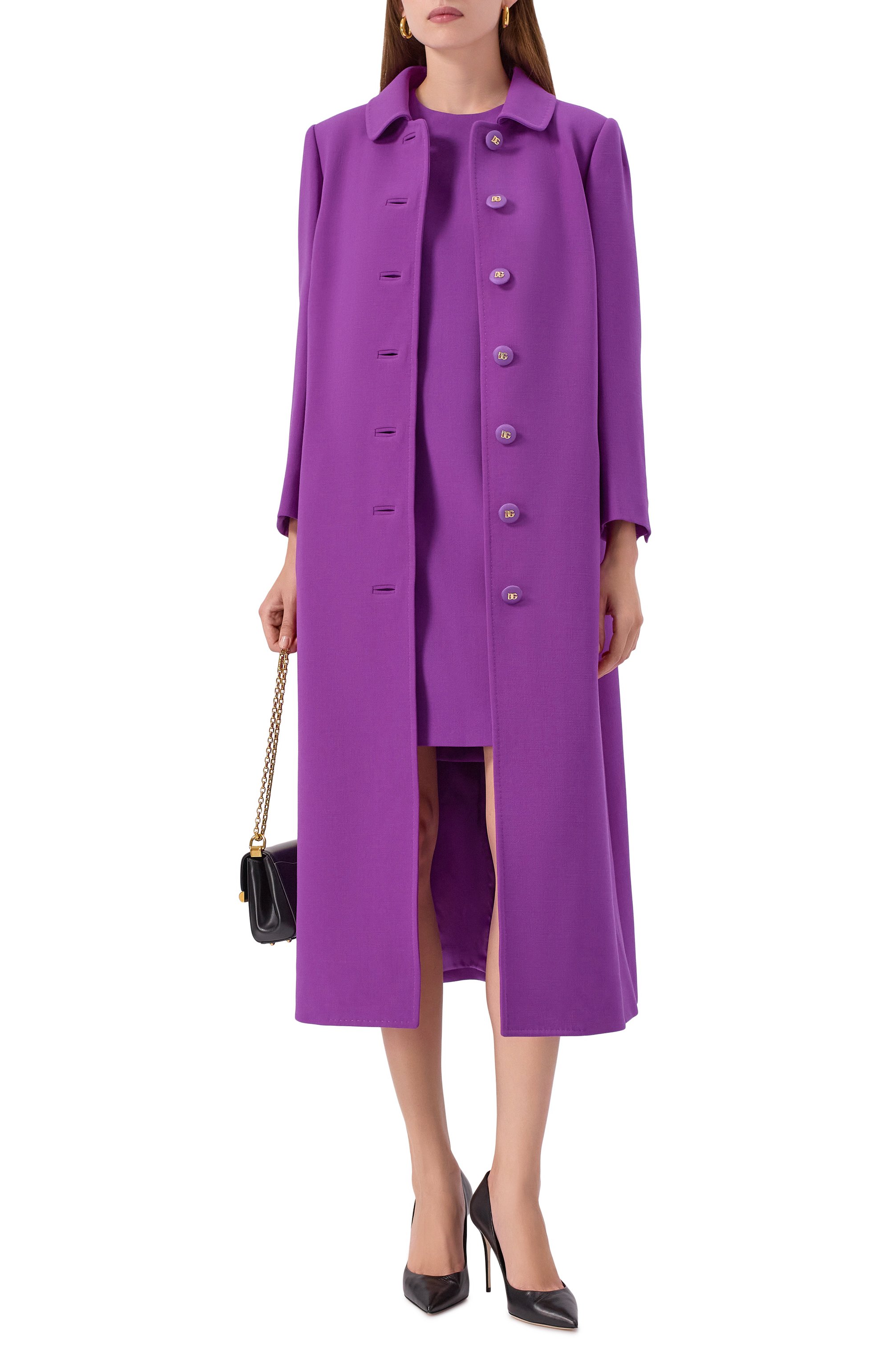 Шерстяное пальто DOLCE & GABBANA, арт. F0C3QT/GDC9H, фото 2