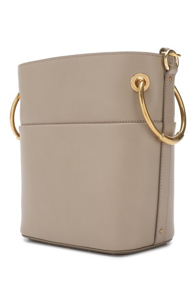 Сумка roy bucket CHLOÉ серого цвета по цене 206000 руб., арт. CHC18AS126H1Z, фото 3 Сумка roy bucket CHLOÉ, арт. CHC18AS126H1Z, фото 3