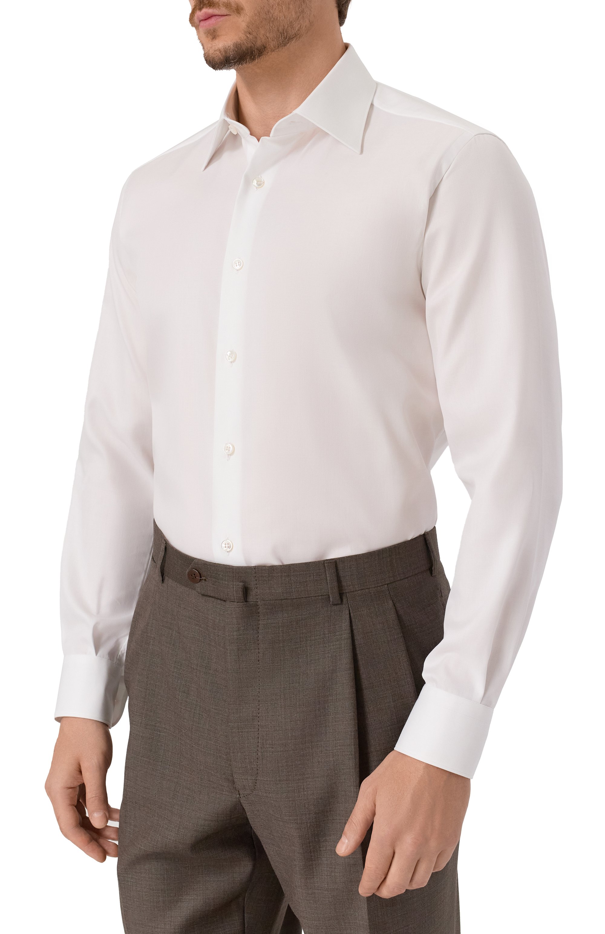 Хлопковая сорочка BRIONI, арт. RCB40L/PB03R, фото 3