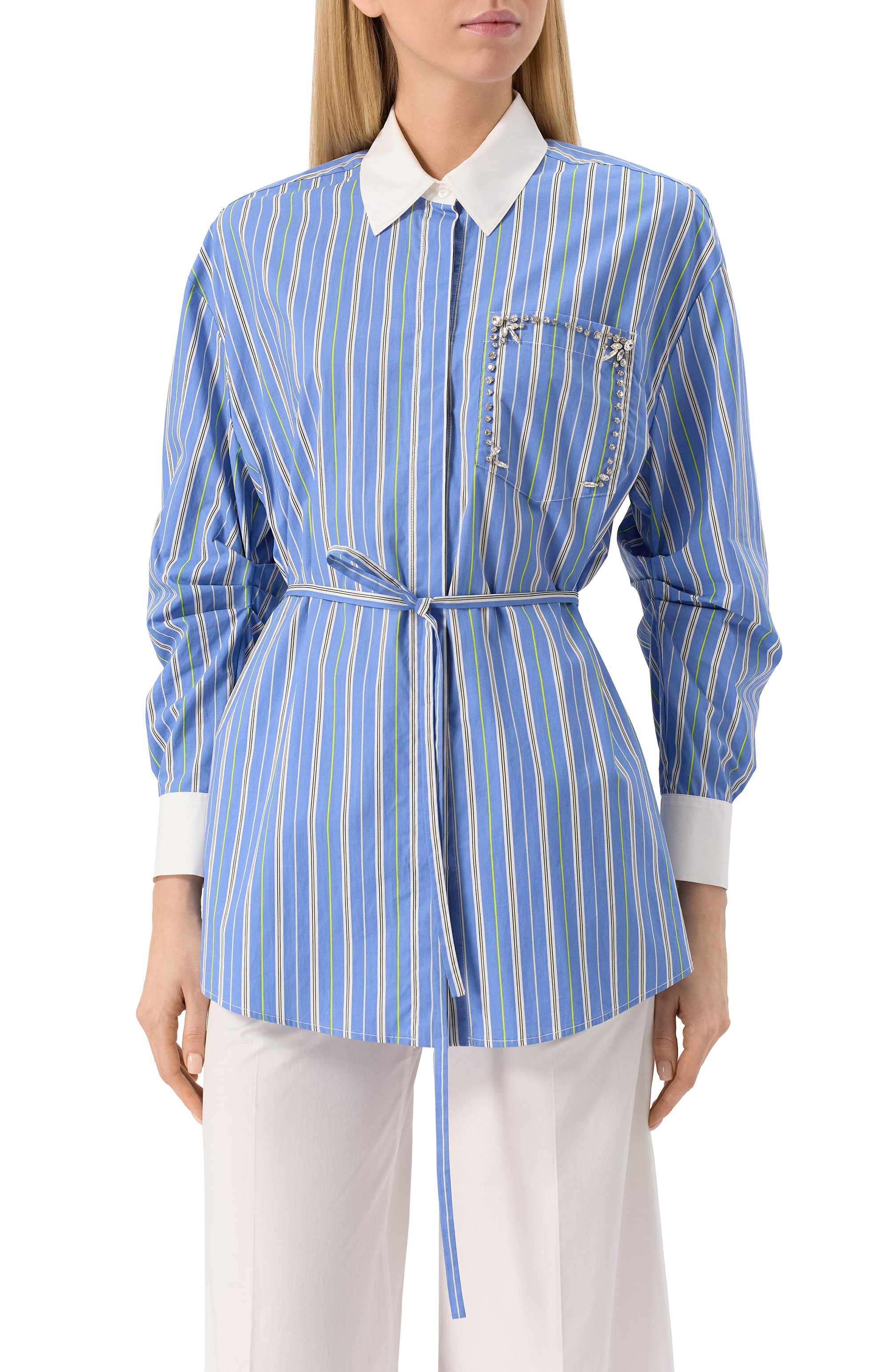 Хлопковая рубашка LIU JO, арт. WA5011T4883, фото 3