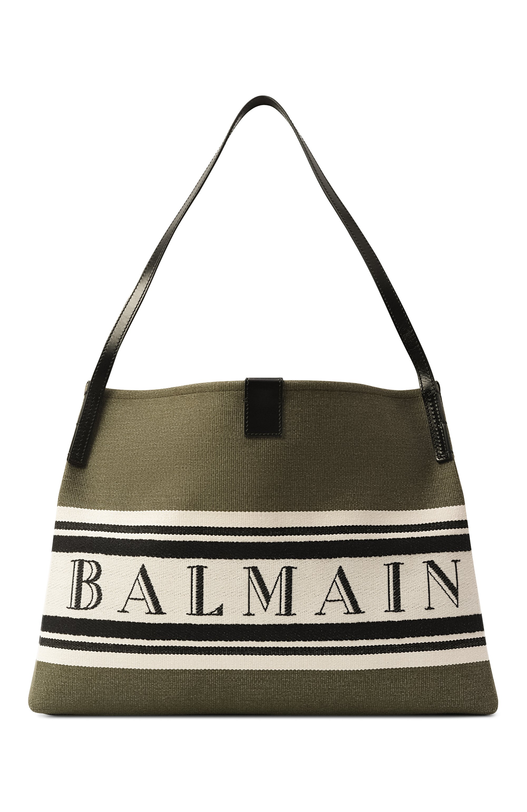 Сумка-тоут release medium BALMAIN хаки цвета по цене 98050 руб., арт. GN0FF034/TJBR, фото 1 Сумка-тоут release medium BALMAIN, арт. GN0FF034/TJBR, фото 1