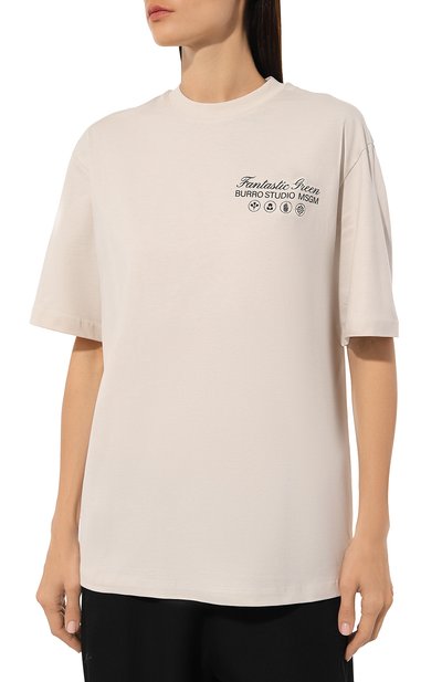 Хлопковая футболка MSGM, арт. 3746MM03/247791, фото 3