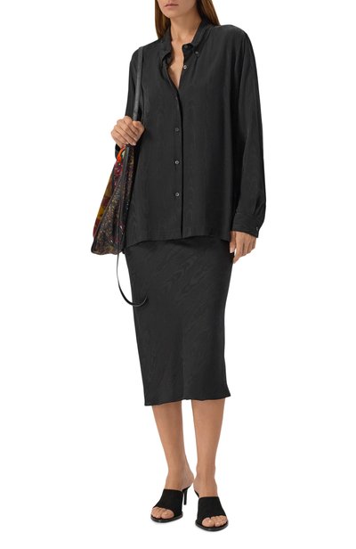 Рубашка из вискозы DRIES VAN NOTEN, арт. 130703/4024, фото 2