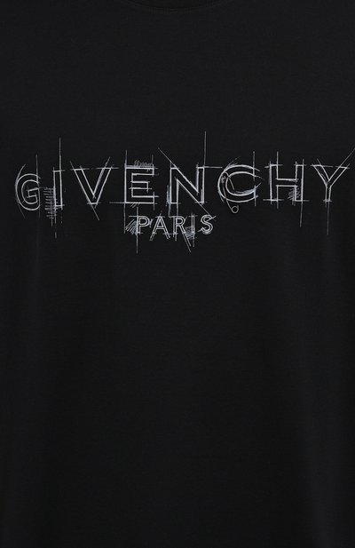 Хлопковая футболка GIVENCHY, арт. BM70ZQ3002, фото 5