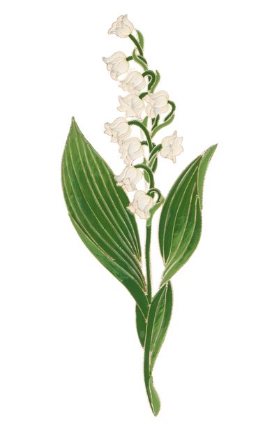 Брошь ландыш РУССКИЕ САМОЦВЕТЫ, арт. 41500, фото 1