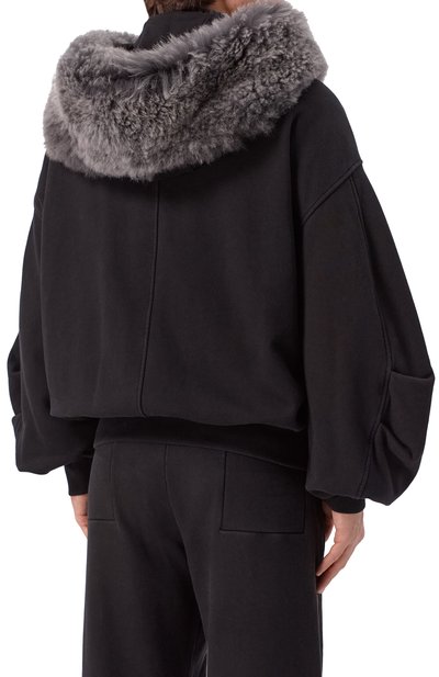 Хлопковый бомбер DOLCE & GABBANA черного цвета по цене 554000 руб., арт. G9BV0Z/G7PLD, фото 4 Хлопковый бомбер DOLCE & GABBANA, арт. G9BV0Z/G7PLD, фото 4