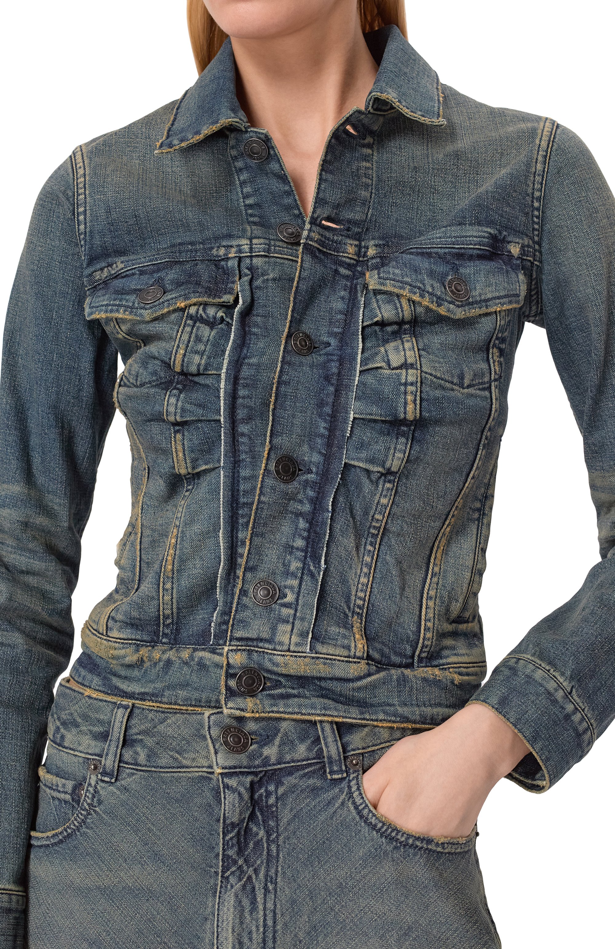 Джинсовая куртка BALENCIAGA, арт. 849899/TTW89, фото 5