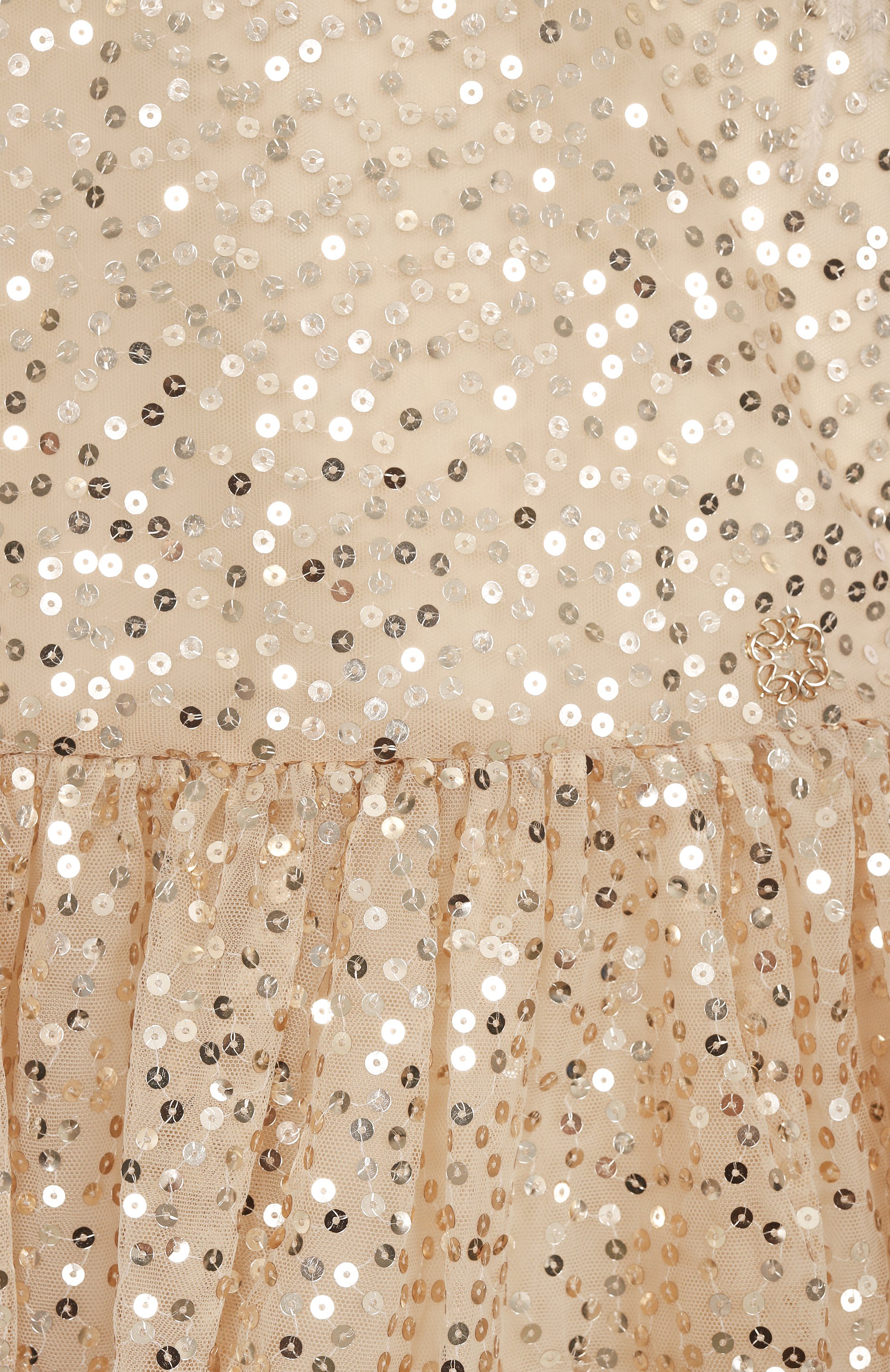 Платье с отделкой пайетками ELIE SAAB JUNIOR, арт. EFAB096 LU/TS1049, фото 3