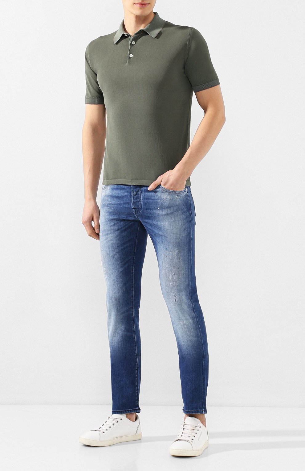 Хлопковое поло ELEVENTY PLATINUM, арт. A76MAGA07 MAT0A002, фото 2