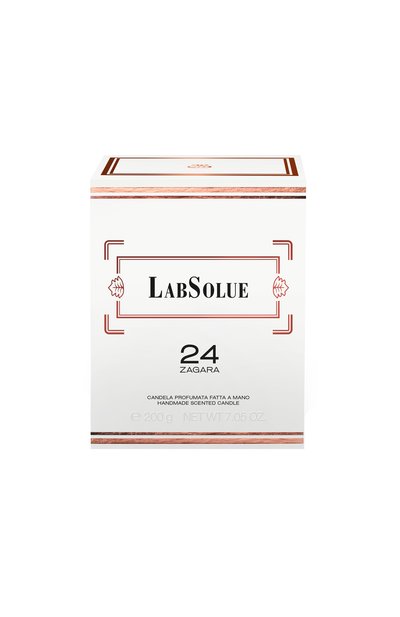 Свеча 24 zagara (200g) LABSOLUE бесцветного цвета по цене 14770 руб., арт. 8011530971083, фото 2 Свеча 24 zagara (200g) LABSOLUE, арт. 8011530971083, фото 2