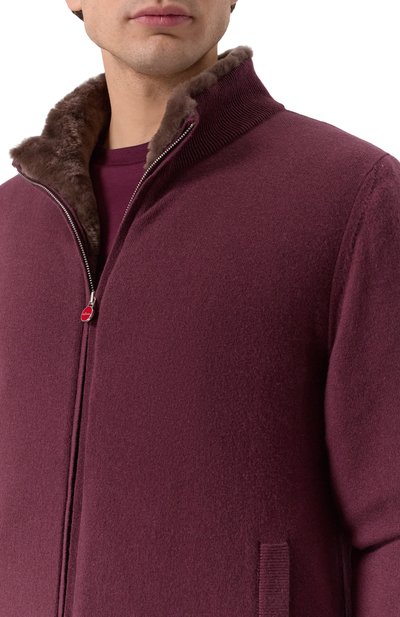 Кашемировый кардиган с подкладкой из овчины KITON, арт. UMK1489K340, фото 5