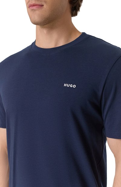 Хлопковая футболка HUGO, арт. 50466158, фото 5