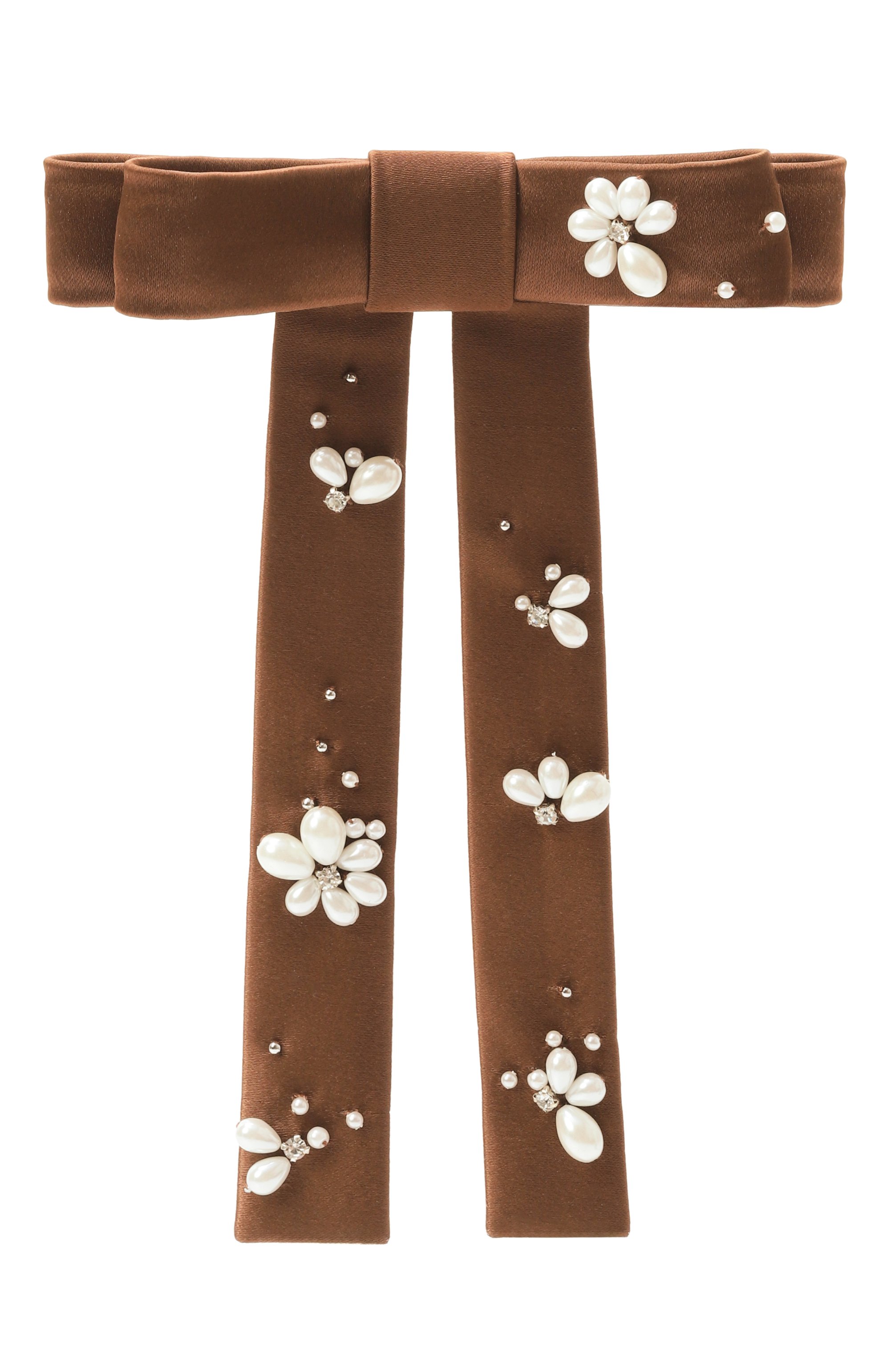 Бант PANFIL коричневого цвета по цене 14000 руб., арт. 4-MRY3-DPF, фото 1 Бант PANFIL, арт. 4-MRY3-DPF, фото 1