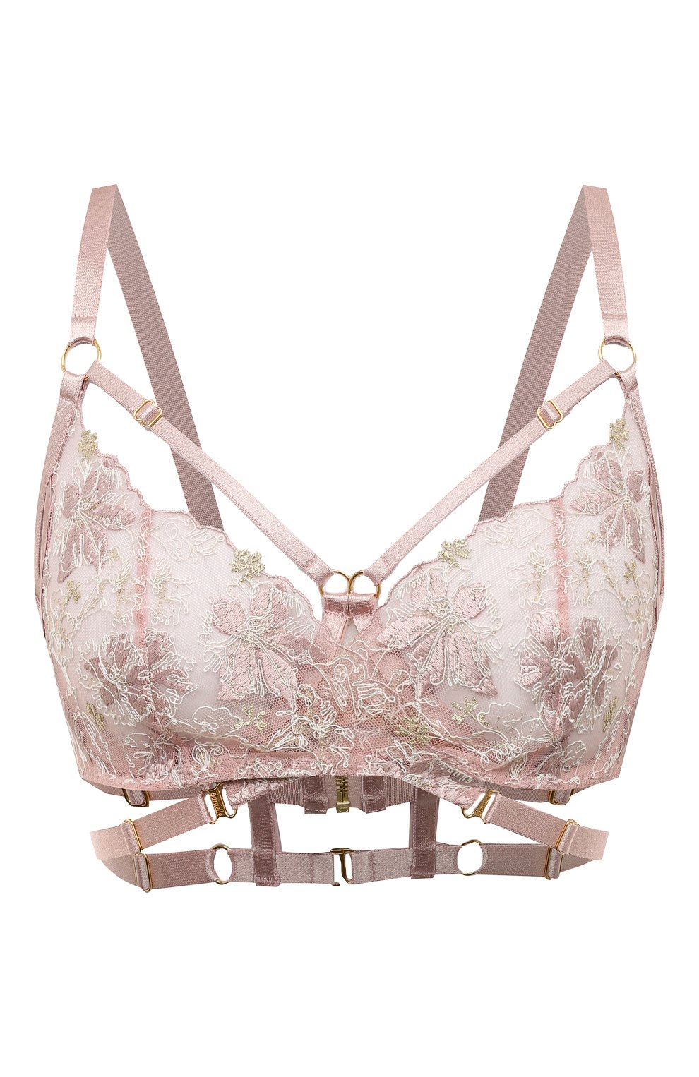 Бюстгальтер с мягкой чашкой BORDELLE розового цвета по цене 55650 руб., арт. VITA WRAP WIRE BRA, фото 1 Бюстгальтер с мягкой чашкой BORDELLE, арт. VITA WRAP WIRE BRA, фото 1