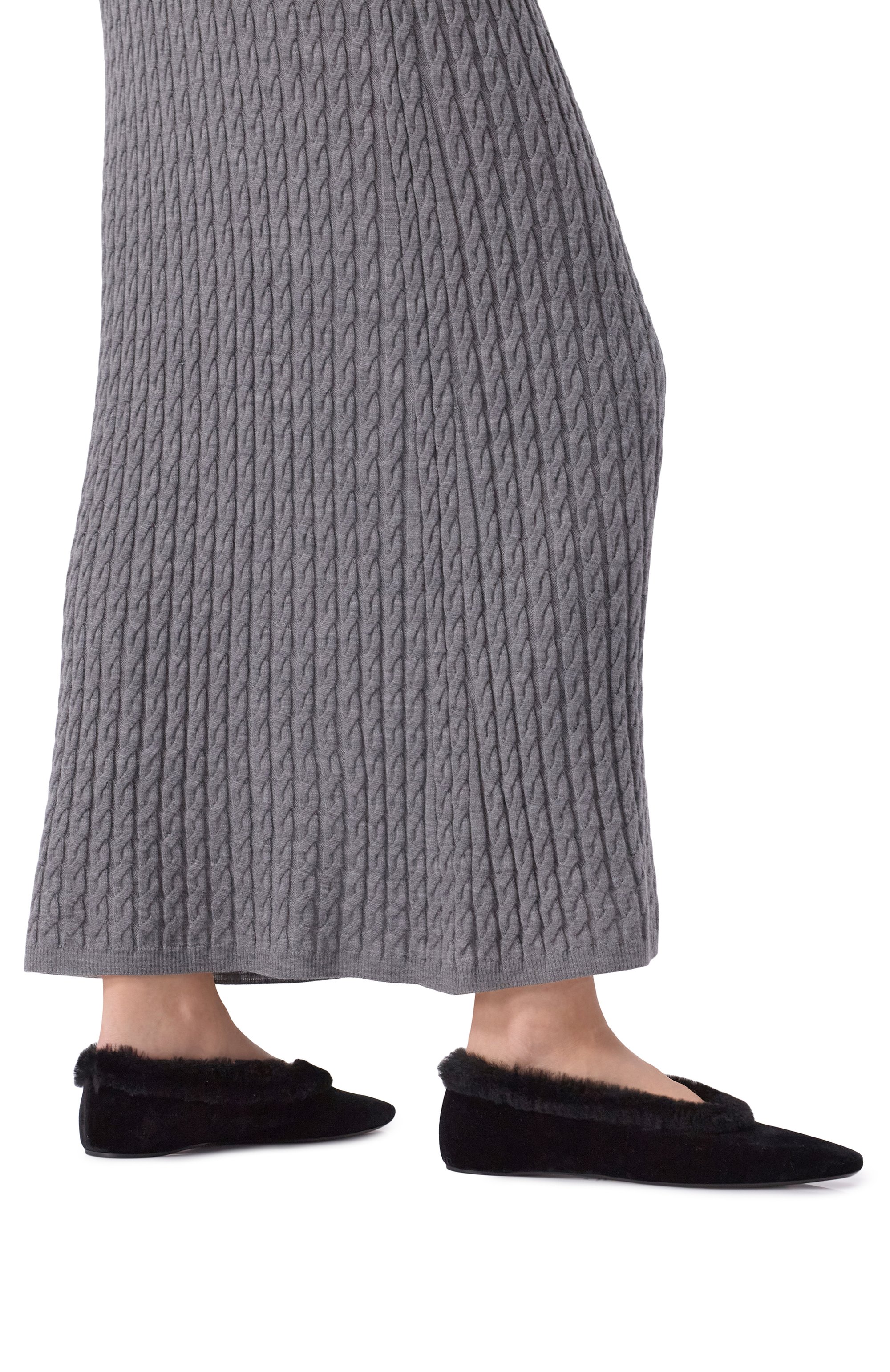 Текстильные балетки TOTEME черного цвета по цене 65900 руб., арт. 251-WAS0183-FB0361, фото 3 Текстильные балетки TOTEME, арт. 251-WAS0183-FB0361, фото 3