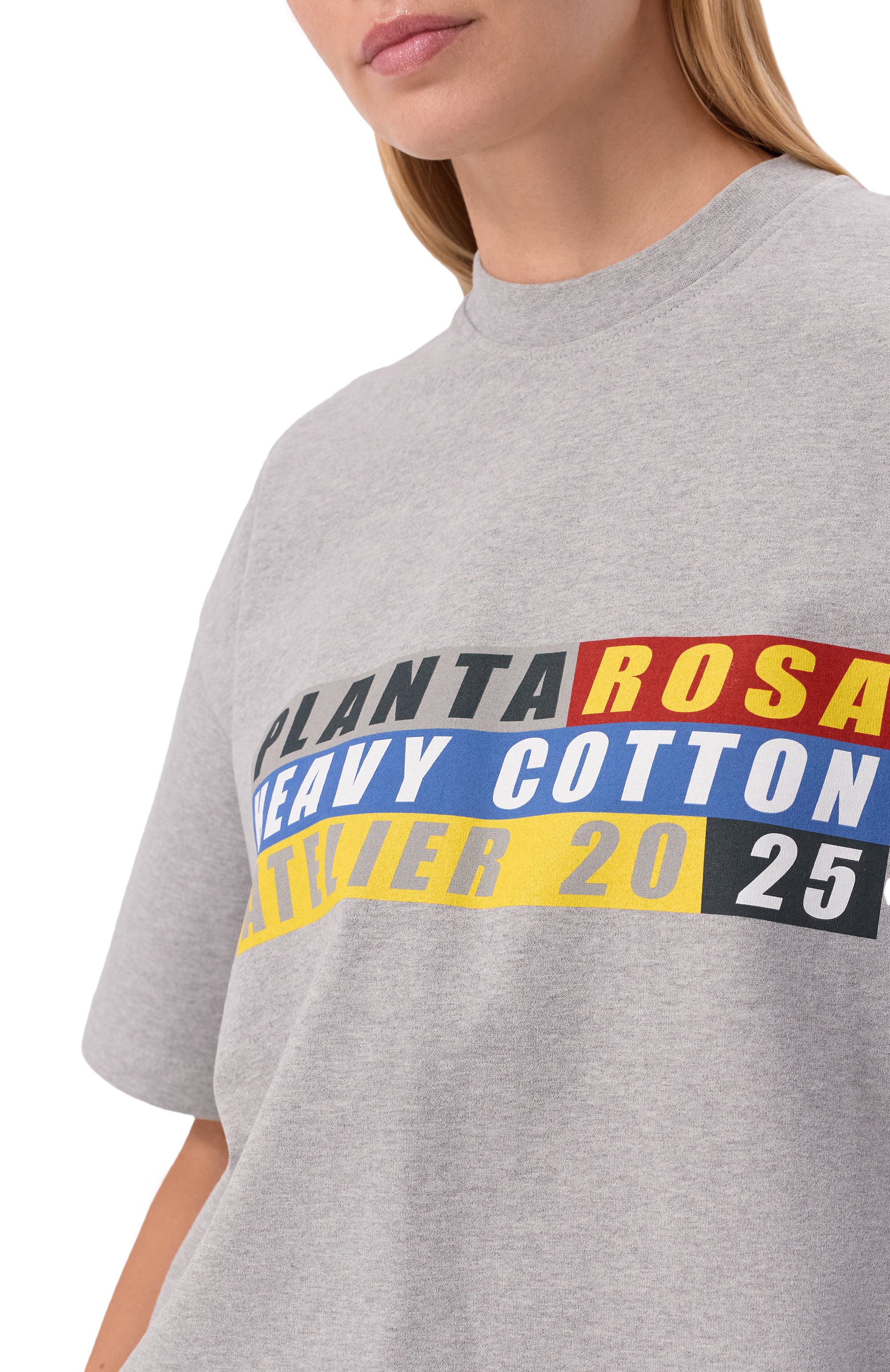 Хлопковая футболка PLANTA ROSA, арт. PR/T02/HEAVY-COTTON/300VELVET, фото 8