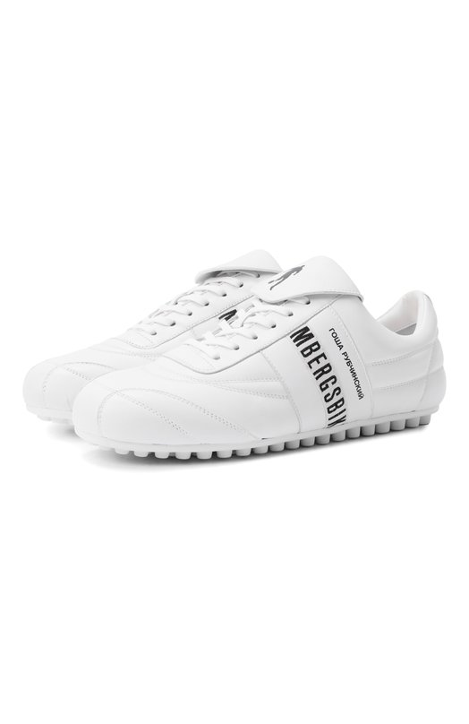 Кожаные кроссовки ГОША РУБЧИНСКИЙ х Bikkembergs ГОША РУБЧИНСКИЙ GRBKK Белый GRBKK