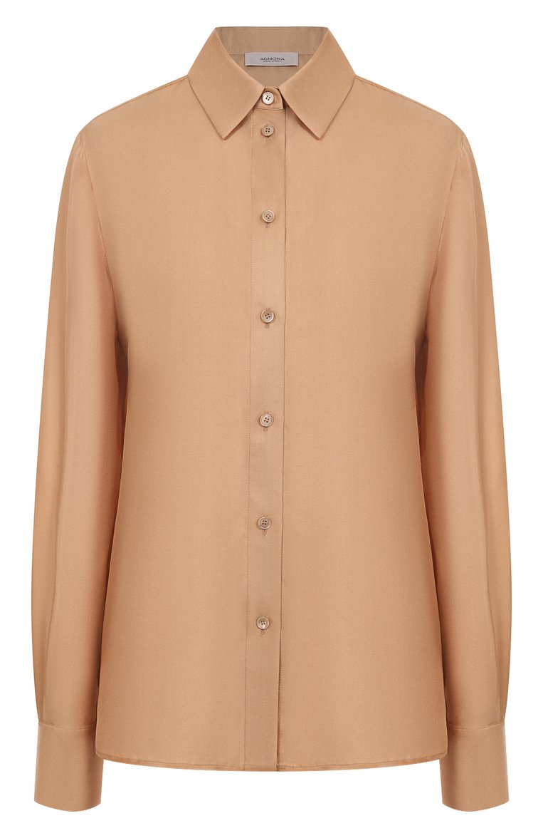Шелковая рубашка AGNONA, арт. TD0802S Y/U4010, фото 1