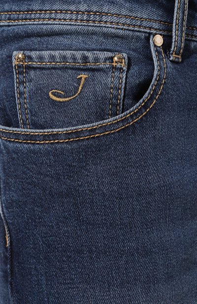 Джинсы JACOB COHEN темно-синего цвета по цене 55450 руб., арт. U Q M05 30 S 3585/401D, фото 5 Джинсы JACOB COHEN, арт. U Q M05 30 S 3585/401D, фото 5