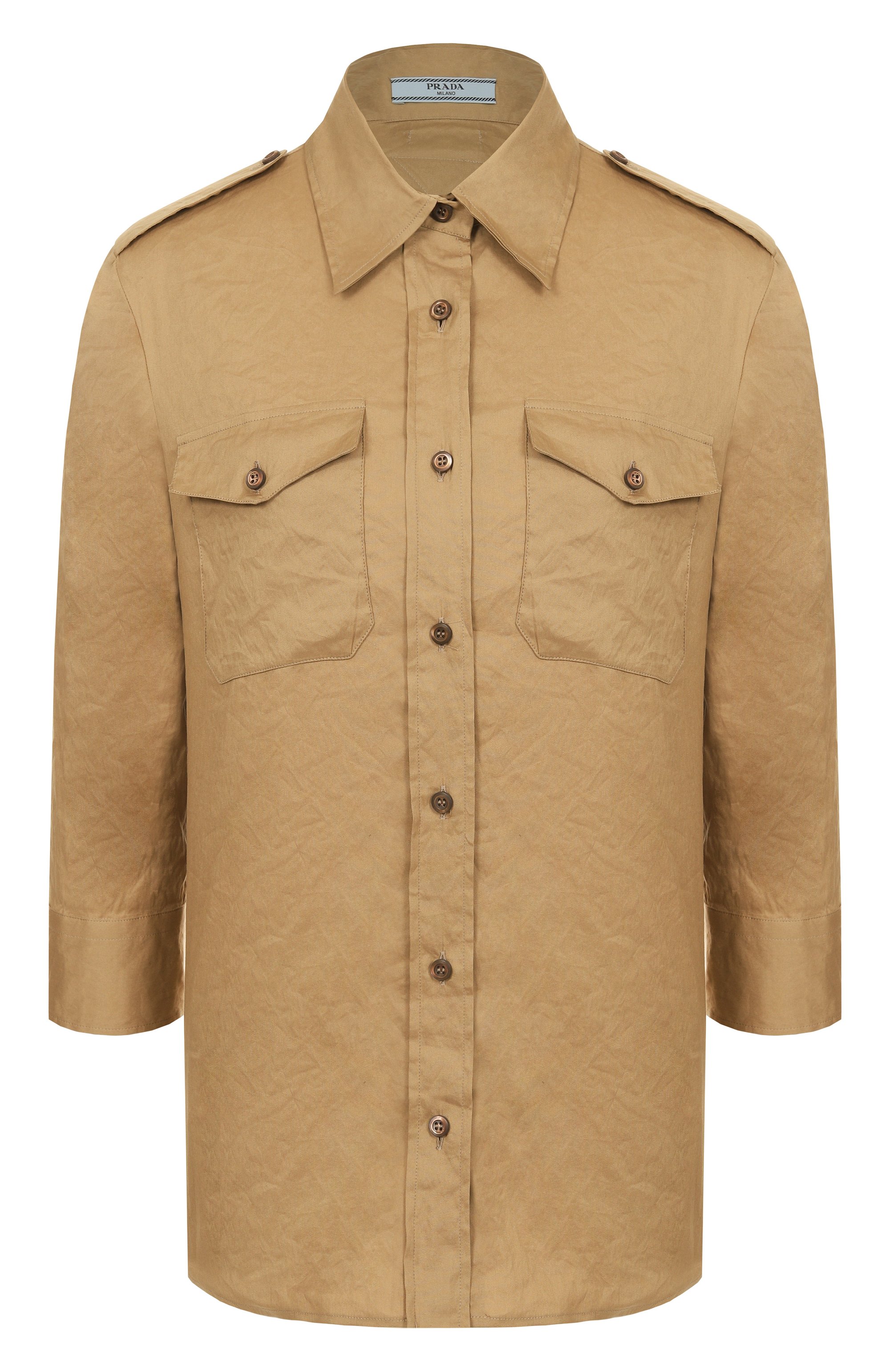 Хлопковая рубашка PRADA, арт. P492G/14NH, фото 1