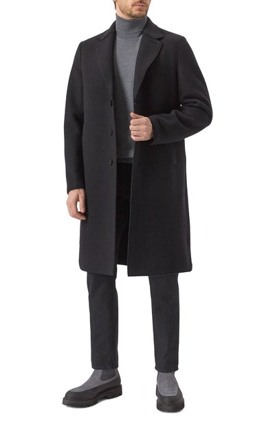 Замшевые челси KITON серого цвета по цене 145000 руб., арт. USSA195N0112503, фото 2 Замшевые челси KITON, арт. USSA195N0112503, фото 2