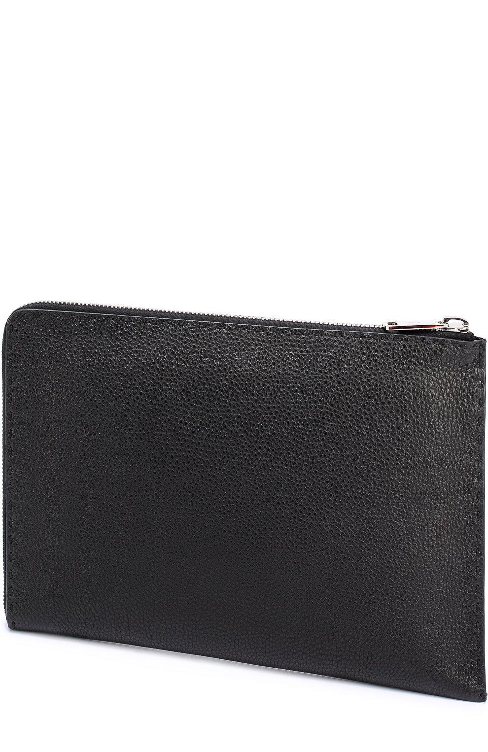 Кожаная папка для документов на молнии FENDI черного цвета по цене 74200 руб., арт. 7M0225/NDU, фото 3 Кожаная папка для документов на молнии FENDI, арт. 7M0225/NDU, фото 3