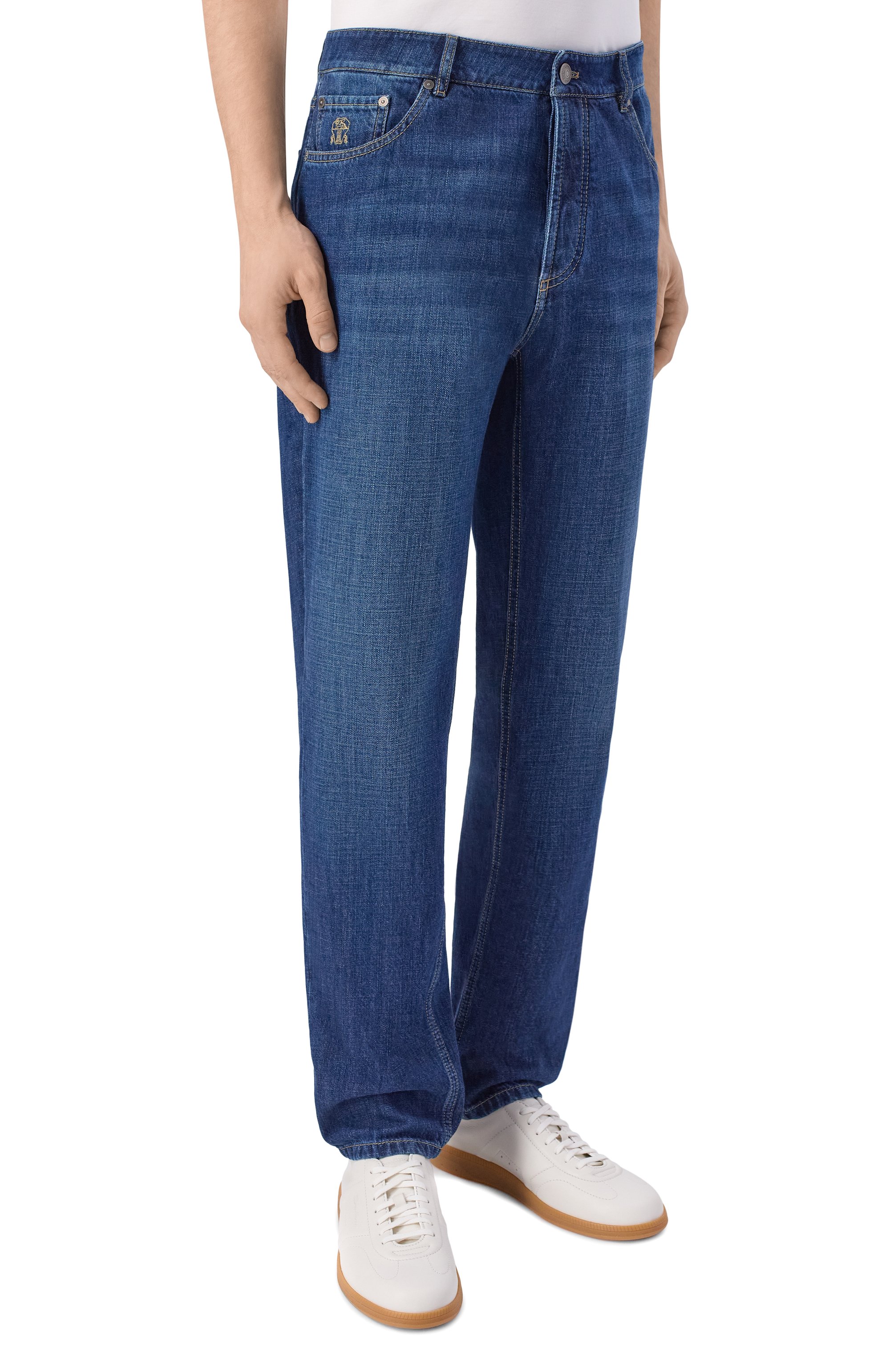 Джинсы traditional fit BRUNELLO CUCINELLI, арт. M0Z37D3210, фото 3