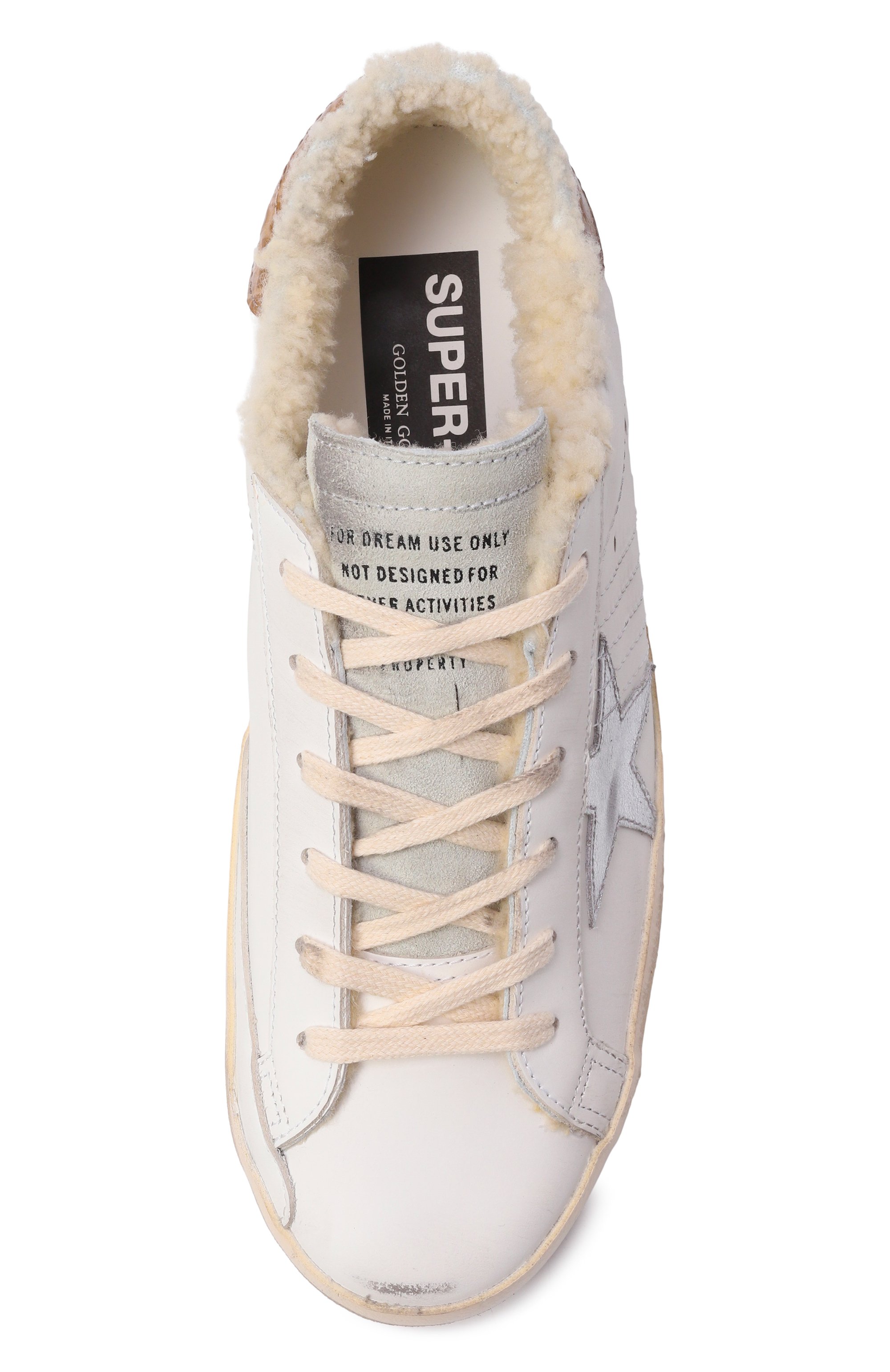 Кожаные кеды super-star GOLDEN GOOSE DELUXE BRAND, арт. GWF00101.F005174, фото 6