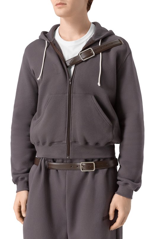 Хлопковая толстовка Magliano MGSS26H001012 Коричневый  MGSS26H001012 Фото 3