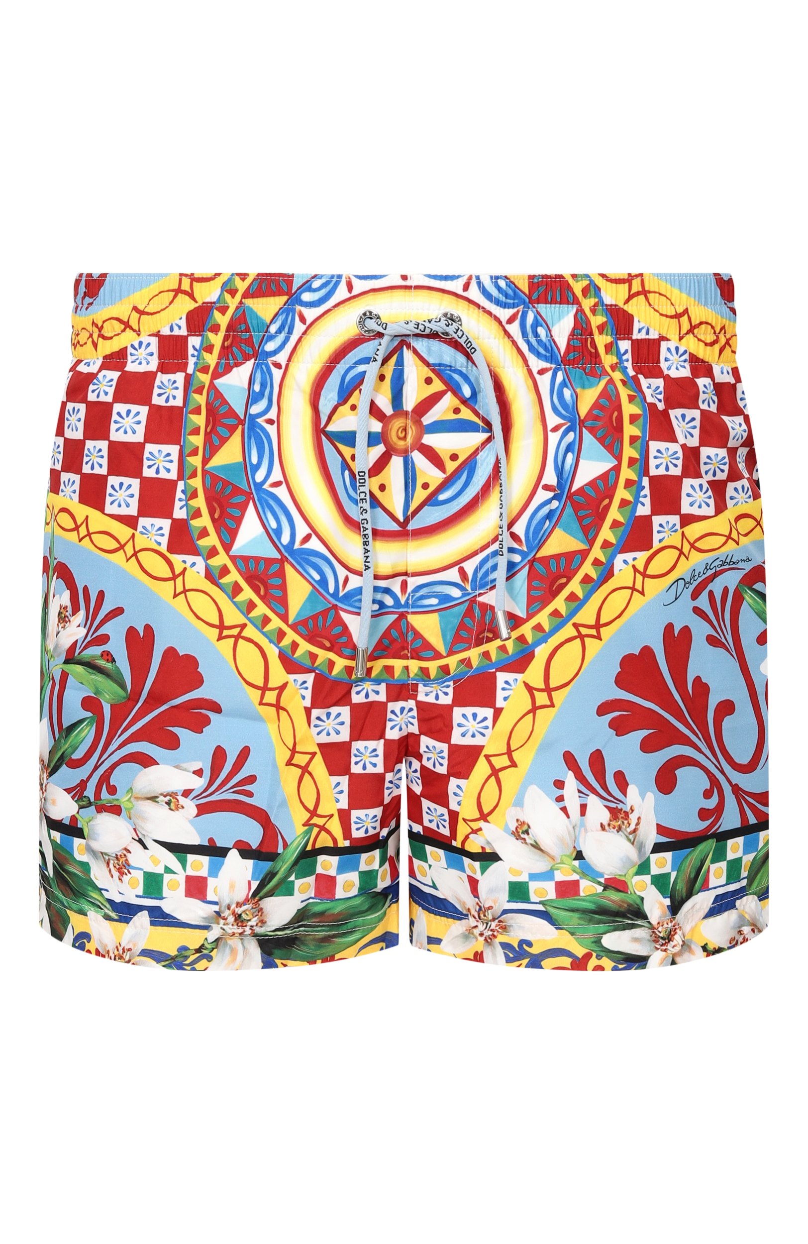 Плавки-шорты DOLCE & GABBANA разноцветного цвета по цене 78600 руб., арт. M4A06T/FPSIV, фото 1 Плавки-шорты DOLCE & GABBANA, арт. M4A06T/FPSIV, фото 1