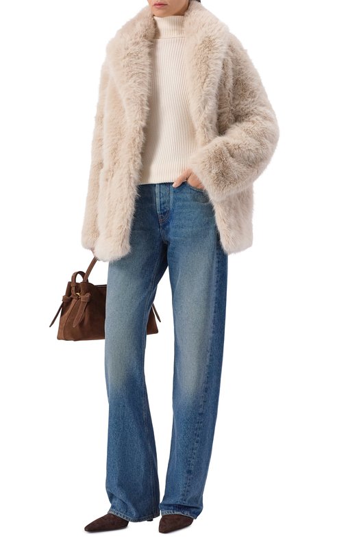 Шуба Zadig and Voltaire WWC001242 Бежевый  WWC001242 Фото 2