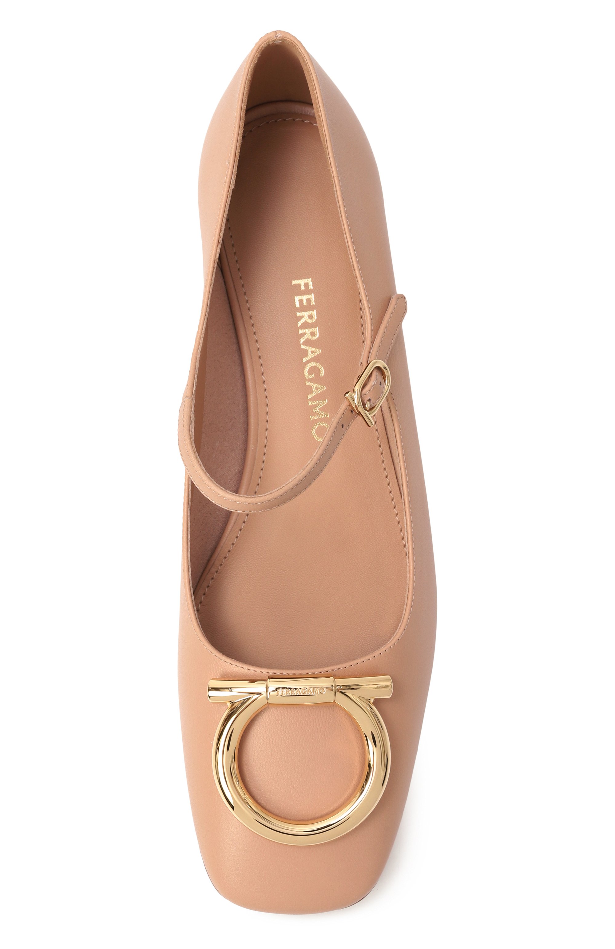 Кожаные туфли marry 20 FERRAGAMO, арт. 01K512/785221, фото 6