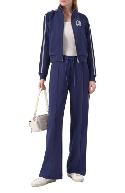 Хлопковая толстовка MSGM темно-синего цвета по цене 28100 руб., арт. 3841MDM136/257267, фото 2 Хлопковая толстовка MSGM, арт. 3841MDM136/257267, фото 2