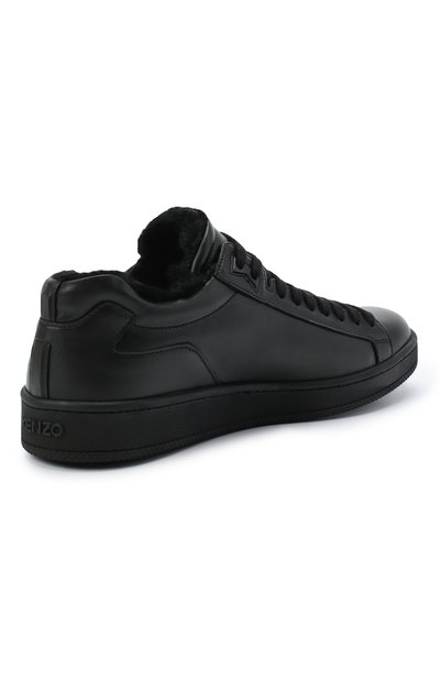 Кожаные кеды KENZO черного цвета по цене 39050 руб., арт. FA65SN125L50, фото 4 Кожаные кеды KENZO, арт. FA65SN125L50, фото 4
