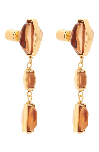Серьги JIL SANDER коричневого цвета по цене 78650 руб., арт. J12VG0321 P5093, фото 3 Серьги JIL SANDER, арт. J12VG0321 P5093, фото 3