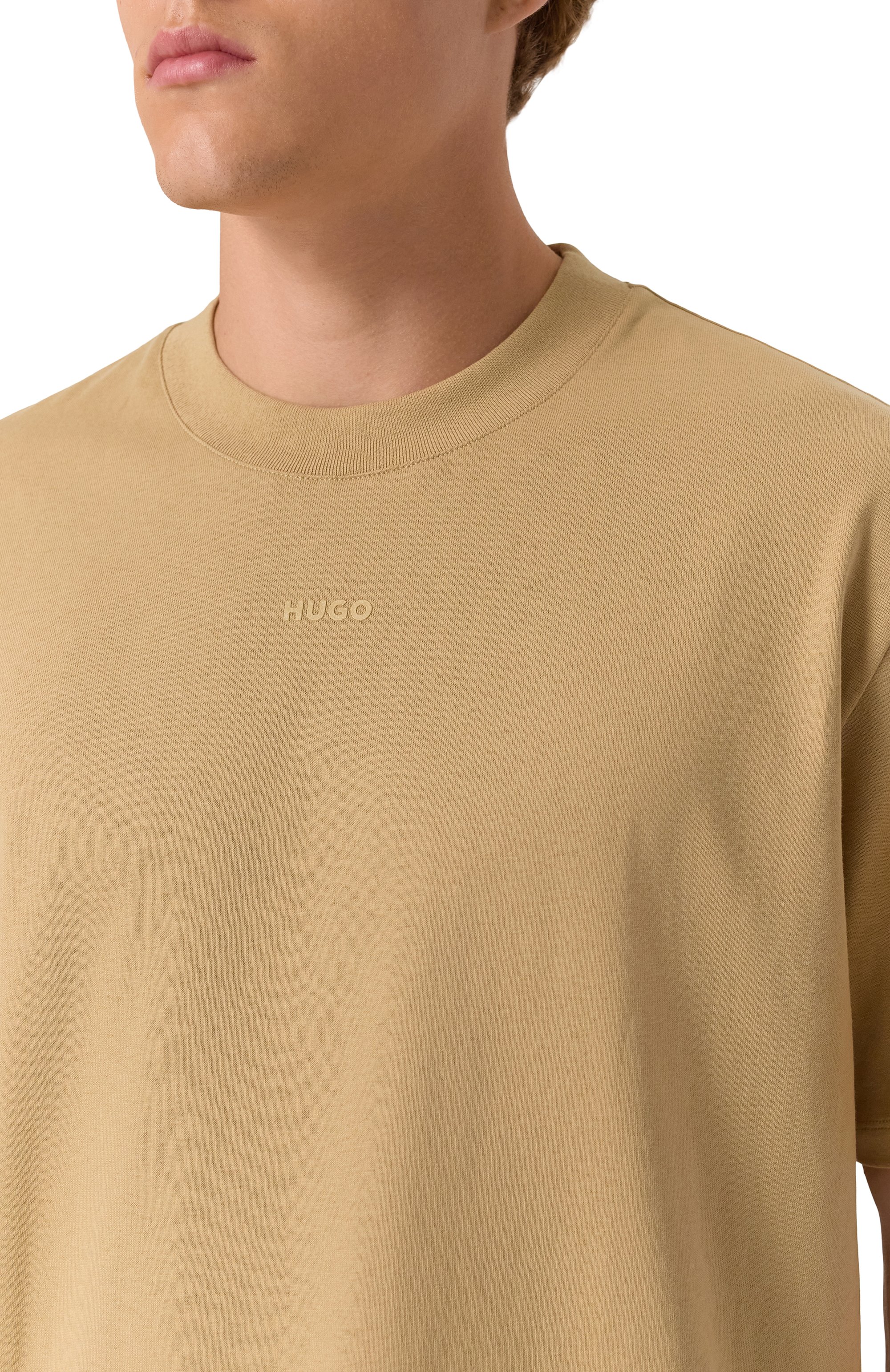Хлопковая футболка HUGO, арт. 50488330, фото 5