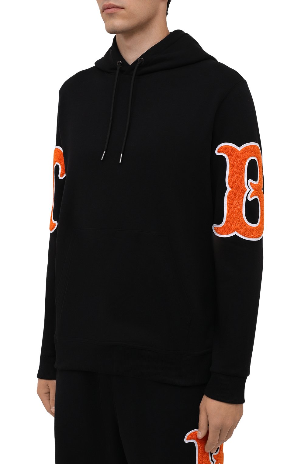 Хлопковое худи BURBERRY, арт. 8042699, фото 3