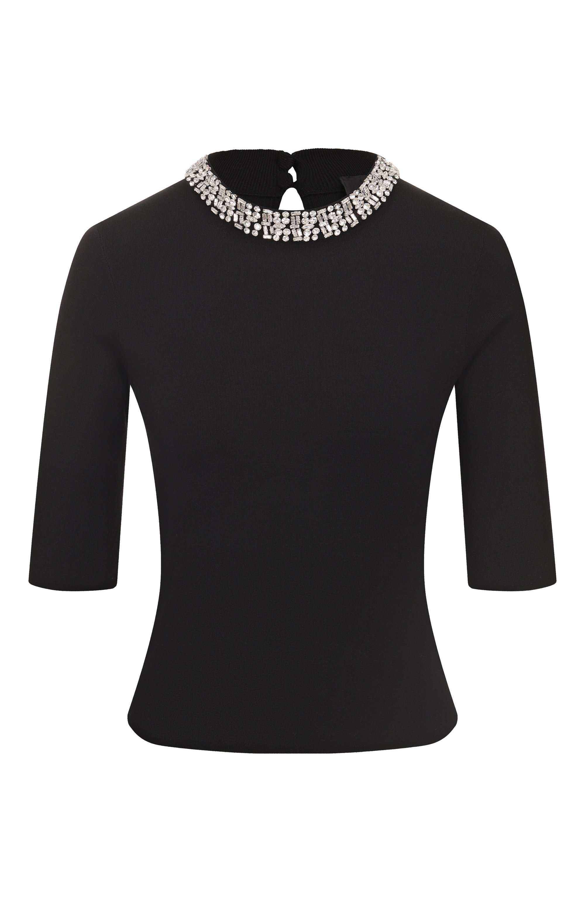 Топ с отделкой стразами LIU JO, арт. CA5107MS99E, фото 1