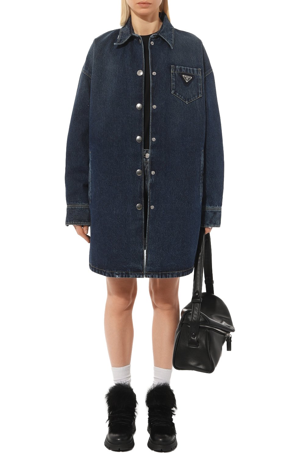 Кожаные ботинки PRADA, арт. 1T588L-3K1B-F0002-D030, фото 2