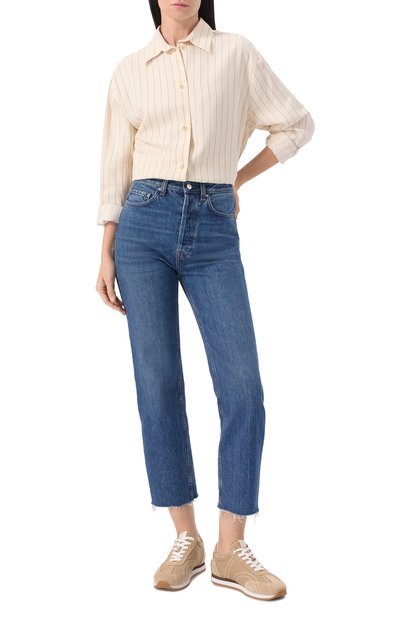 Комбинированные кроссовки TOTEME, арт. F.25/92.1-/WAS1544-FB0137, фото 2