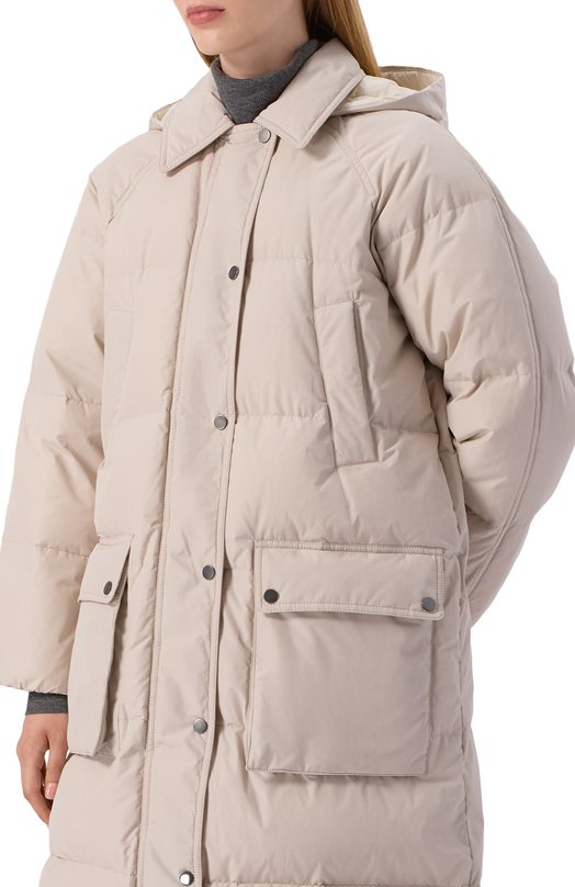 Пуховик Brunello Cucinelli MG5019946 Кремовый  MG5019946 Фото 5