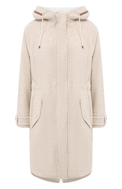 Женская парка из смеси шерсти и кашемира BRUNELLO CUCINELLI, арт. MN4739362