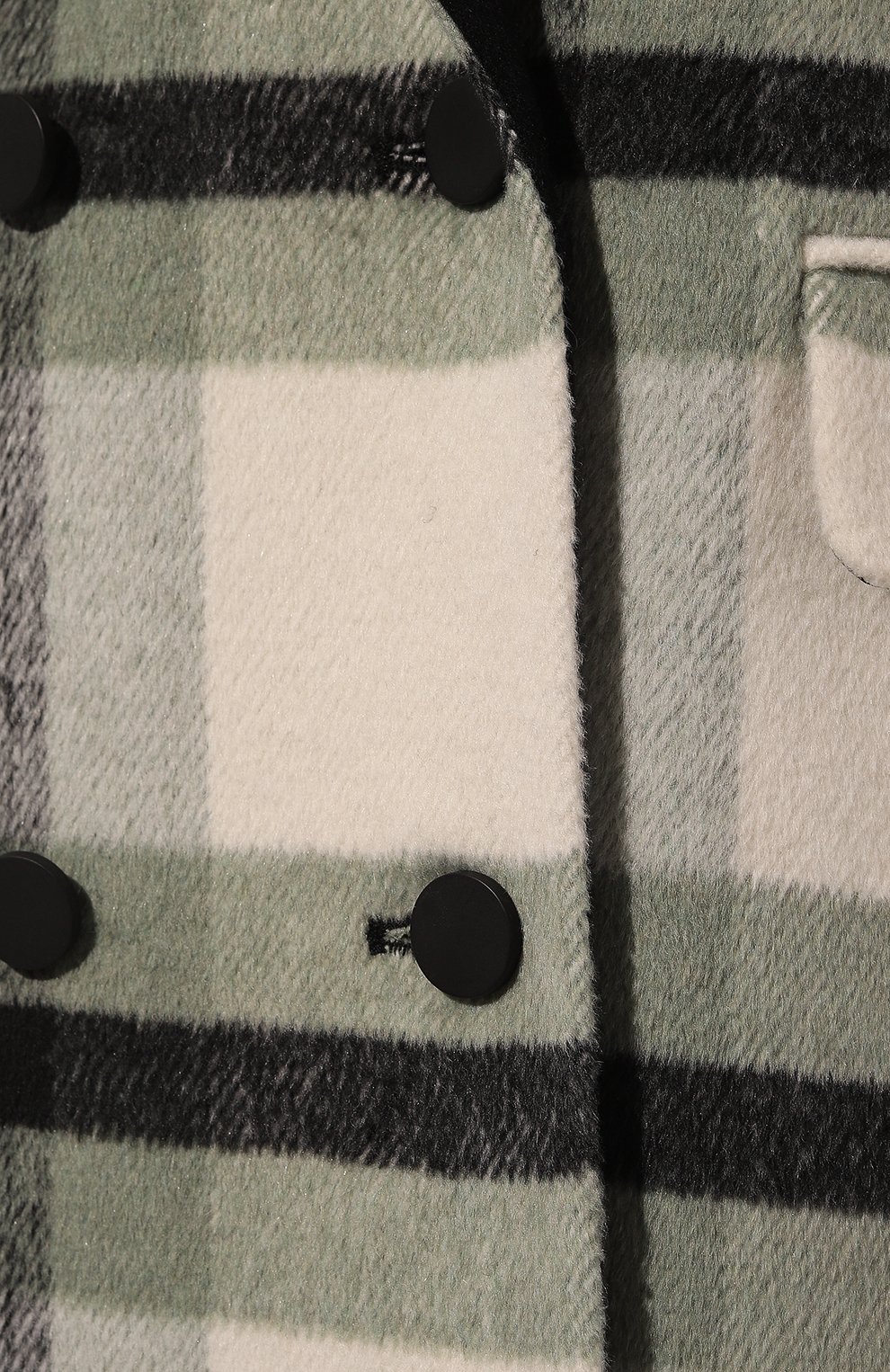 Пальто из шерсти и кашемира SEVEN LAB, арт. CSQ green check, фото 5