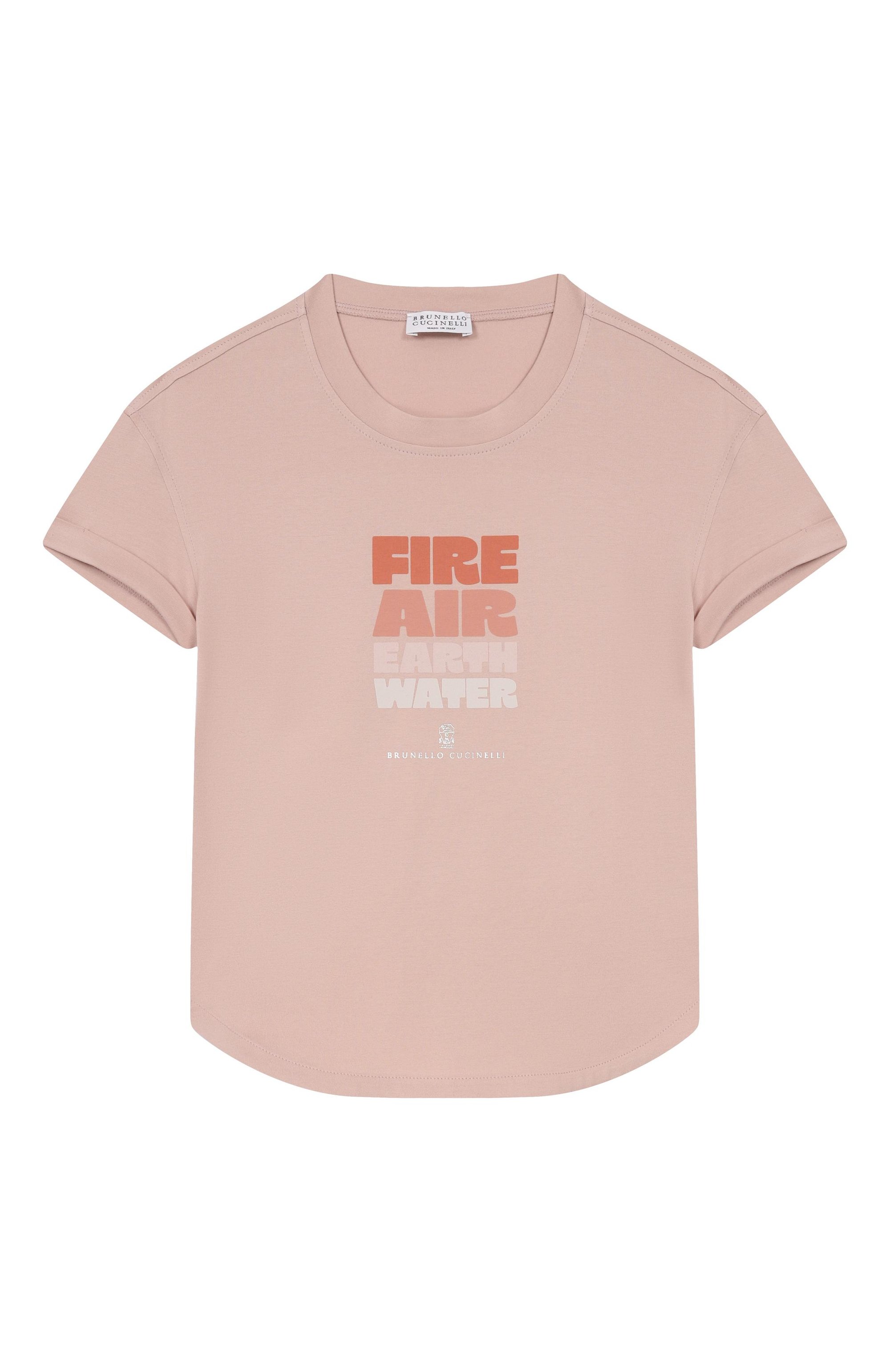 Хлопковая футболка BRUNELLO CUCINELLI, арт. B0T81T485A, фото 1