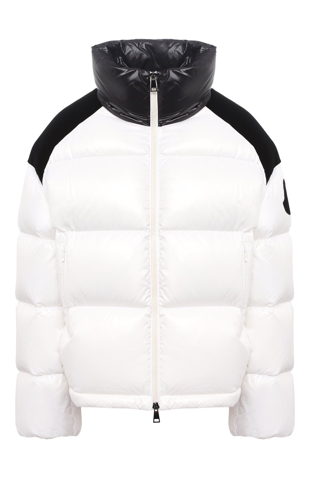 Пуховик MONCLER белого цвета по цене 82850 руб., арт. F2-093-1A52B-00-C0232, фото 1 Пуховик MONCLER, арт. F2-093-1A52B-00-C0232, фото 1