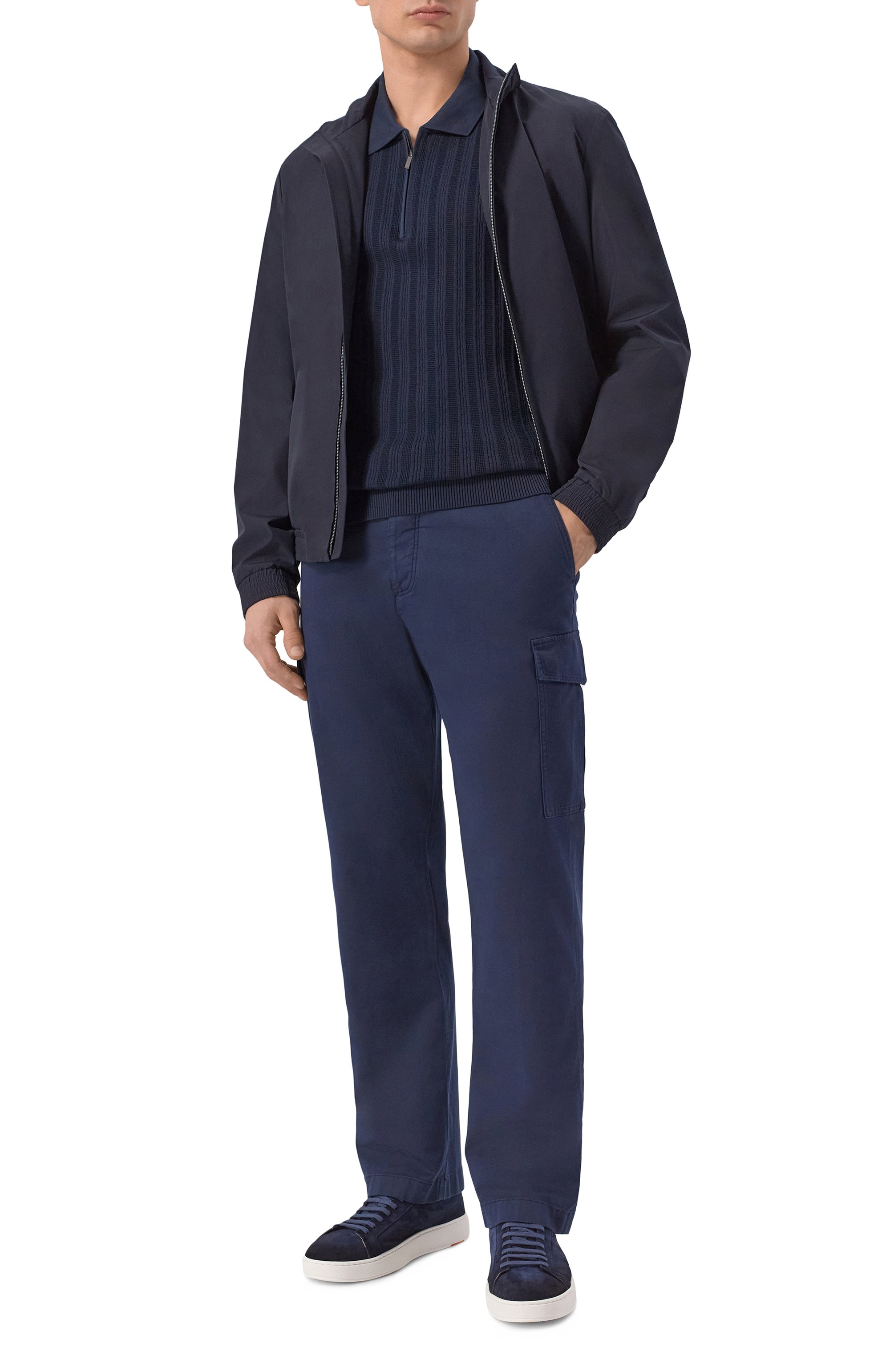 Поло из хлопка и шелка BOSS CAMEL, арт. 50560052, фото 2