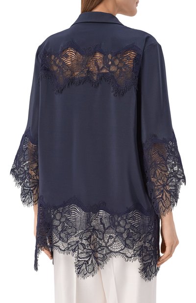 Хлопковая блузка KITON, арт. D61460K0853G, фото 4