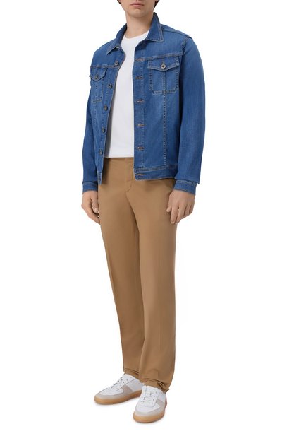 Джинсовая куртка ANDREA CAMPAGNA, арт. J-SR BLUE USED/DUCKY SPACE BLUE, фото 2