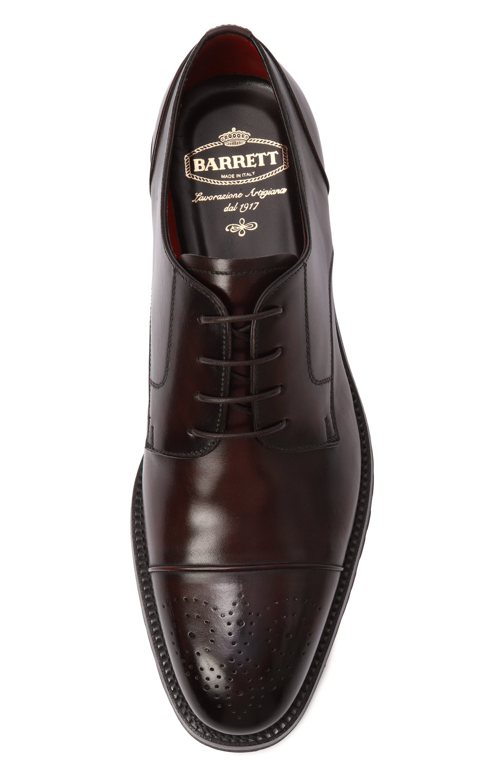 Кожаные дерби BARRETT, арт. 262U039/BETIS CREAM, фото 5