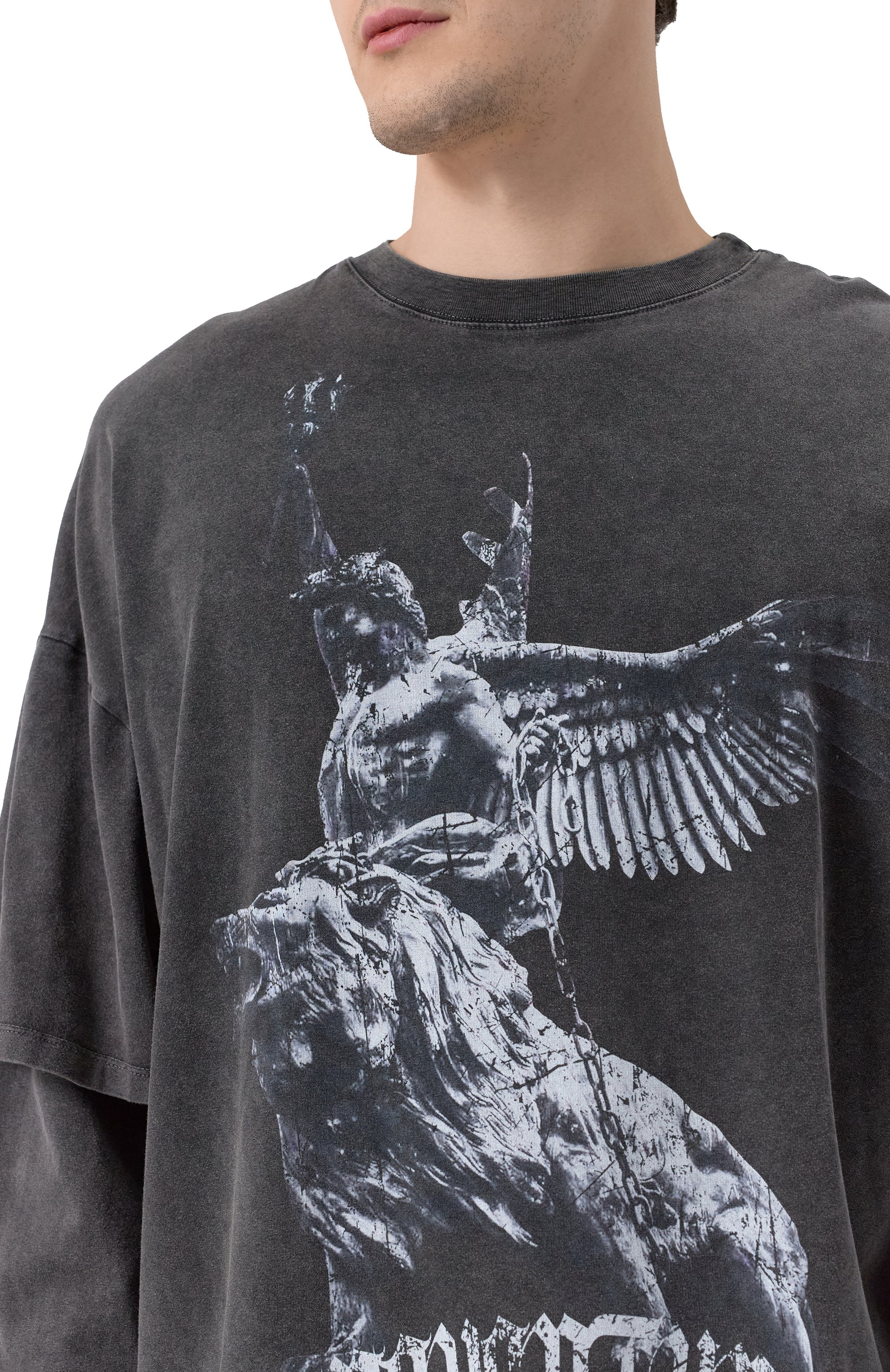 Хлопковый лонгслив DIEGO VENTURINO, арт. DVTS-MLCD00, фото 5